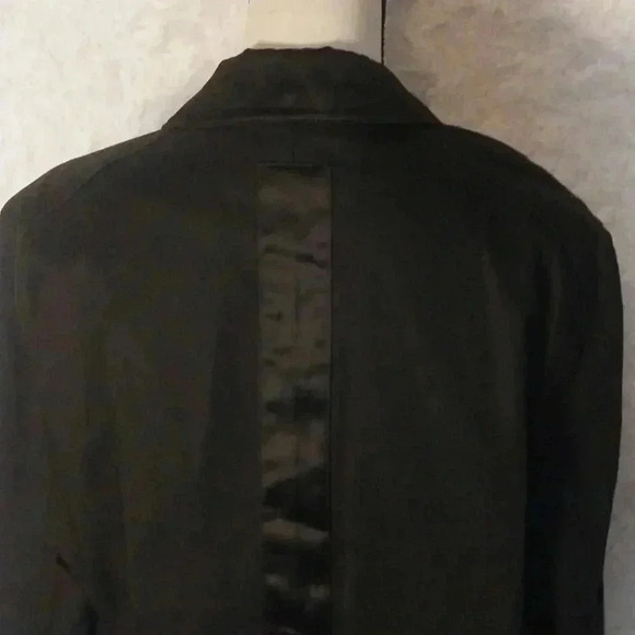 CABI Black Cropped Boxy Moto Jacket Size: M - Picture 5 of 8